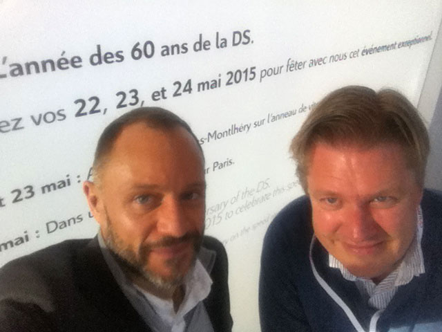 Marc André Biehler van het Conservatoire (li) en Wouter Jansen hoofdredacteur CitroExpert