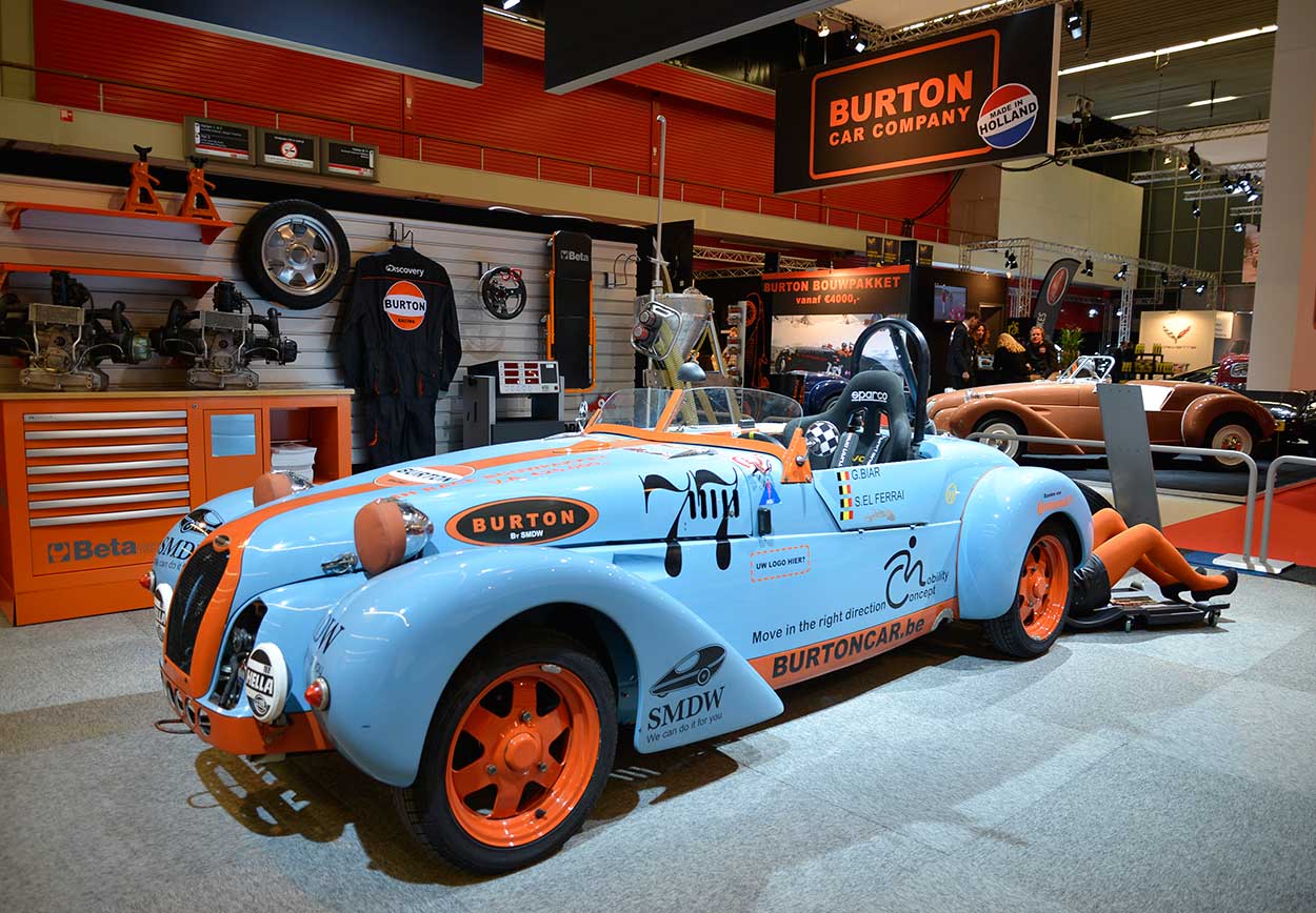 Burton introduceert op de RAI een nieuwe race-klasse voor Spa-Francorchamps, gebaseerd op de 2cv.